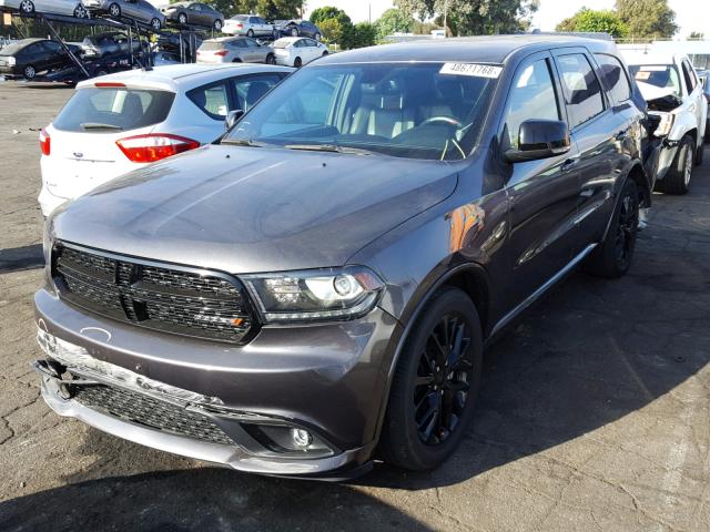 1C4SDHCT1GC449102 - 2016 DODGE DURANGO R/ GRAY photo 2