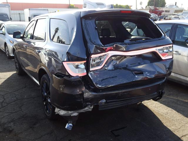 1C4SDHCT1GC449102 - 2016 DODGE DURANGO R/ GRAY photo 3