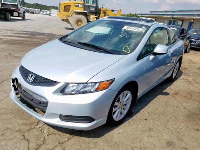 2HGFG3B14CH521723 - 2012 HONDA CIVIC EXL 蓝色 照片 2