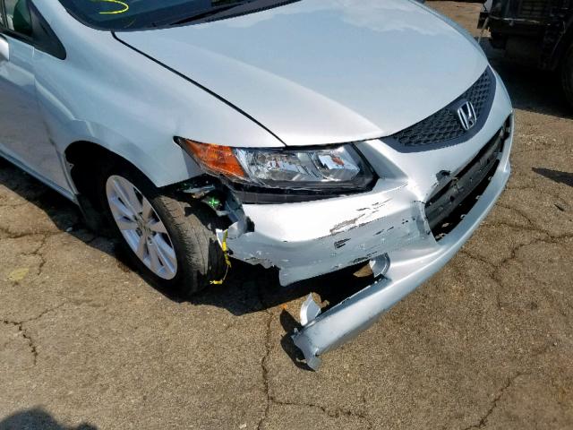 2HGFG3B14CH521723 - 2012 HONDA CIVIC EXL 蓝色 照片 9