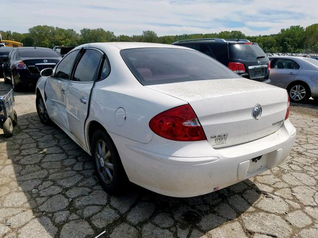 2G4WD552071246725 - 2007 BUICK LACROSSE C WHITE photo 3