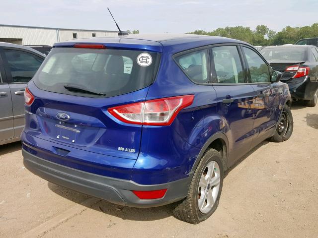 1FMCU0F7XEUE12136 - 2014 FORD ESCAPE S BLUE photo 4