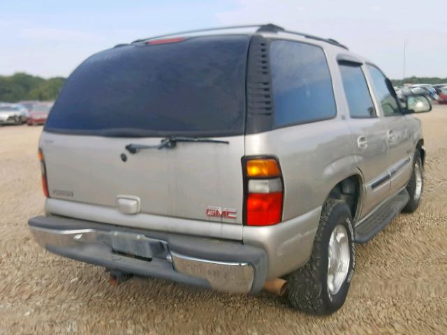 1GKEK13Z14R157204 - 2004 GMC YUKON SILVER photo 4