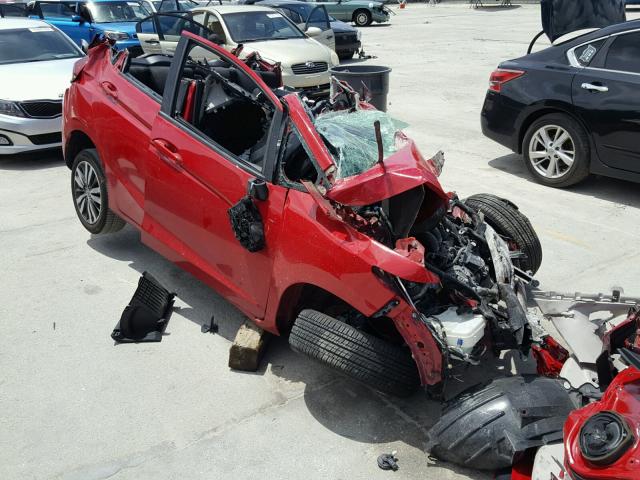 3HGGK5H81FM704473 - 2015 HONDA FIT EX RED photo 1