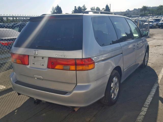 2HKRL18042H569352 - 2002 HONDA ODYSSEY EX SILVER photo 4