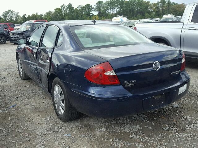 2G4WC582X71154438 - 2007 BUICK LACROSSE C BLUE photo 3