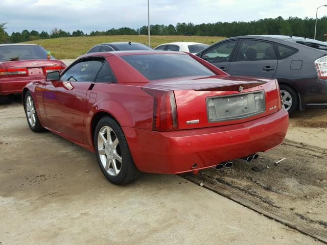 1G6YV34A245601172 - 2004 CADILLAC XLR RED photo 3