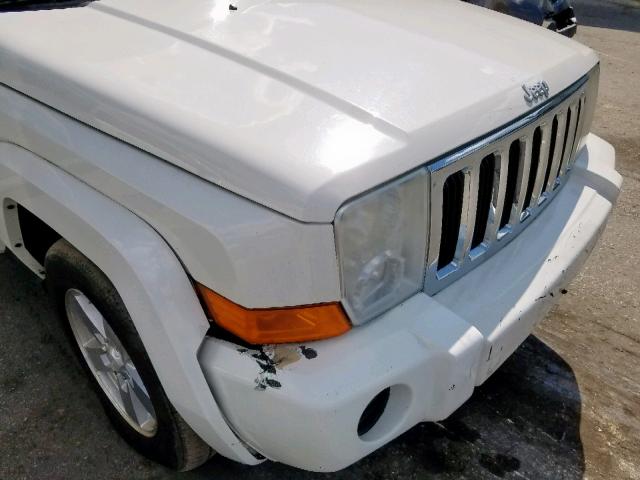 1J8HG48N17C679073 - 2007 JEEP COMMANDER 白色 照片 10