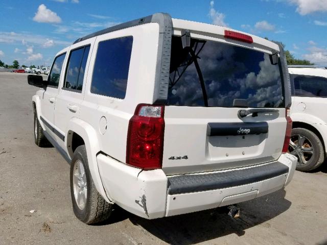 1J8HG48N17C679073 - 2007 JEEP COMMANDER 白色 照片 3