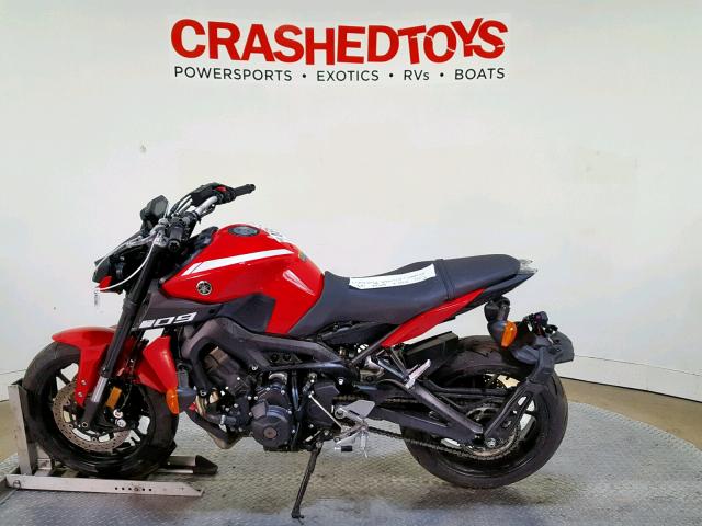 JYARN53E5JA004341 - 2018 YAMAHA FZ09 RED photo 5