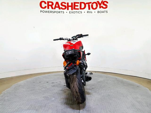 JYARN53E5JA004341 - 2018 YAMAHA FZ09 RED photo 7