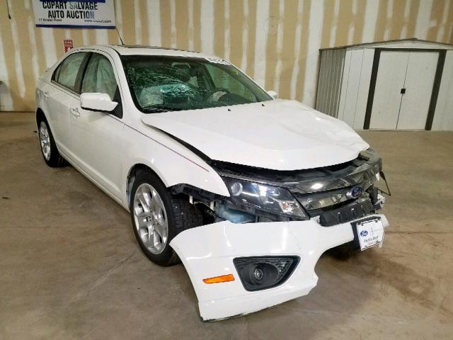 3FAHP0HG6BR119826 - 2011 FORD FUSION SE WHITE photo 1