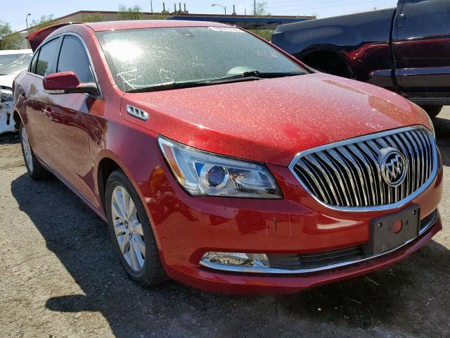 1G4GB5GR1EF196931 - 2014 BUICK LACROSSE RED photo 1