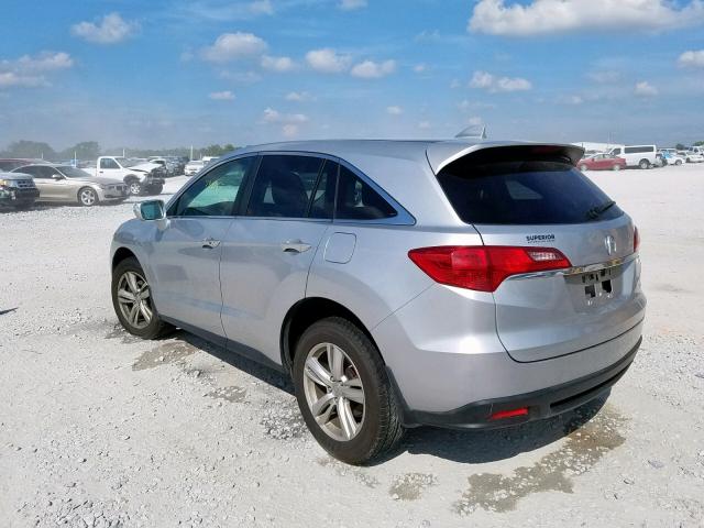 5J8TB4H33FL025416 - 2015 ACURA RDX SILVER photo 3