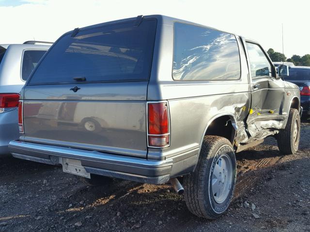 1GNCT18R0J0102775 - 1988 CHEVROLET BLAZER S10 GRAY photo 4