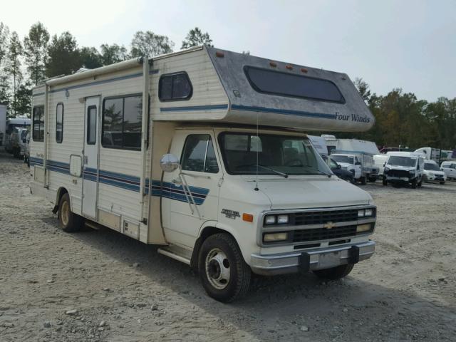 2GBJG31N1N4145588 - 1992 CHEVROLET G30 WHITE photo 1