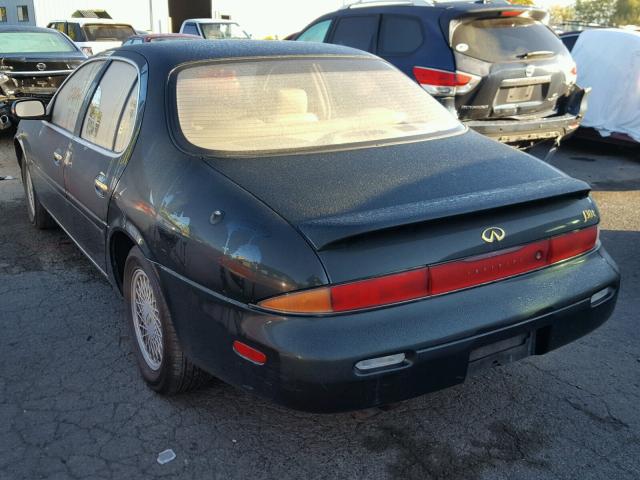 JNKAY21D5VM500440 - 1997 INFINITI J30 GREEN photo 3