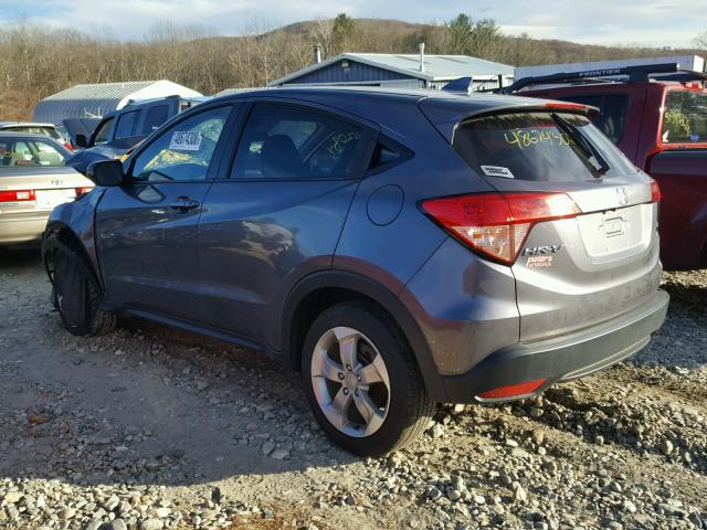 3CZRU6H51HM719131 - 2017 HONDA HR-V EX GRAY photo 3