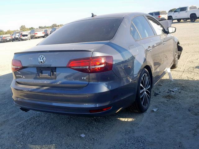 3VWD17AJ7GM230797 - 2016 VOLKSWAGEN JETTA SPOR GRAY photo 4