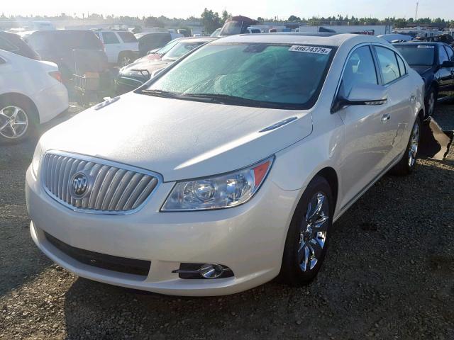 1G4GE5ED9BF362168 - 2011 BUICK LACROSSE C WHITE photo 2