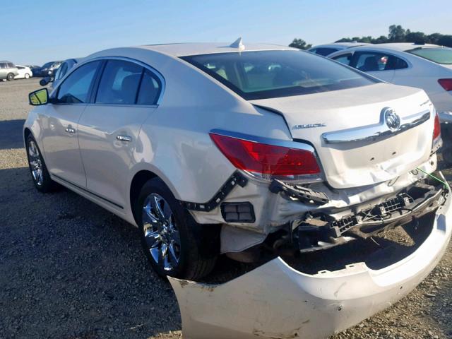 1G4GE5ED9BF362168 - 2011 BUICK LACROSSE C WHITE photo 3