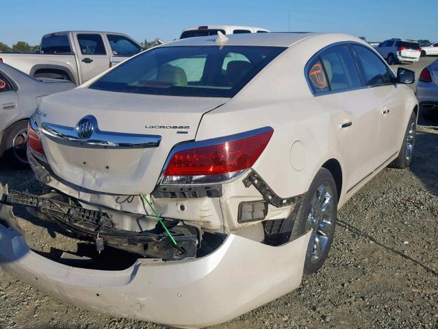 1G4GE5ED9BF362168 - 2011 BUICK LACROSSE C WHITE photo 4