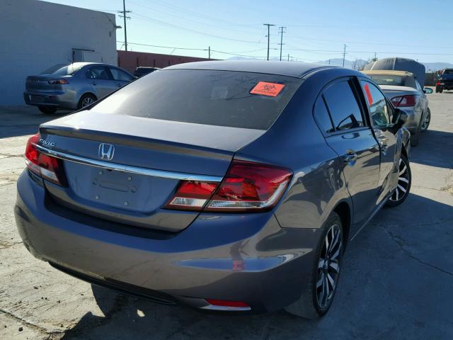 2HGFB2F93FH537781 - 2015 HONDA CIVIC EXL GRAY photo 4