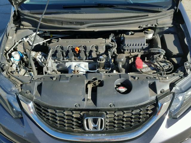 2HGFB2F93FH537781 - 2015 HONDA CIVIC EXL GRAY photo 7