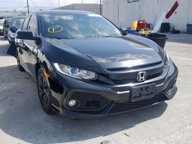 SHHFK7H52JU407610 - 2018 HONDA CIVIC EX BLACK photo 1