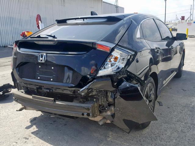 SHHFK7H52JU407610 - 2018 HONDA CIVIC EX BLACK photo 4