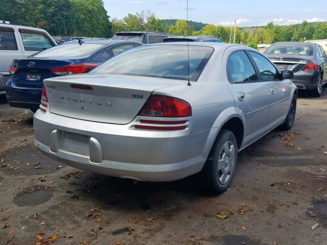 1B3AL46T86N230127 - 2006 DODGE STRATUS SX SILVER photo 4