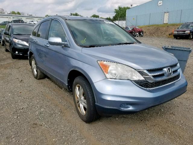 5J6RE3H7XBL018660 - 2011 HONDA CR-V EXL BLUE photo 1