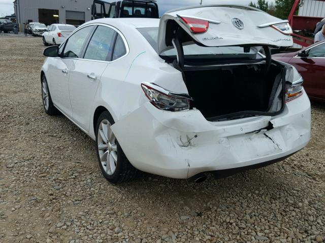 1G4PR5SK5D4115848 - 2013 BUICK VERANO CON WHITE photo 3