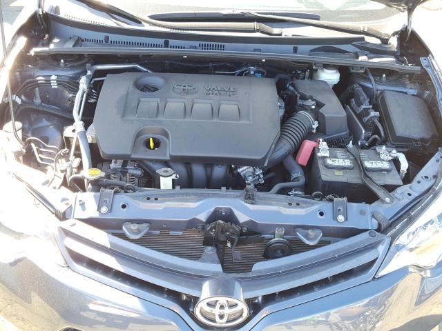 5YFBPRHE4GP550648 - 2016 TOYOTA COROLLA EC GRAY photo 7