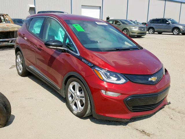 1G1FW6S01H4173001 - 2017 CHEVROLET BOLT EV LT RED photo 1