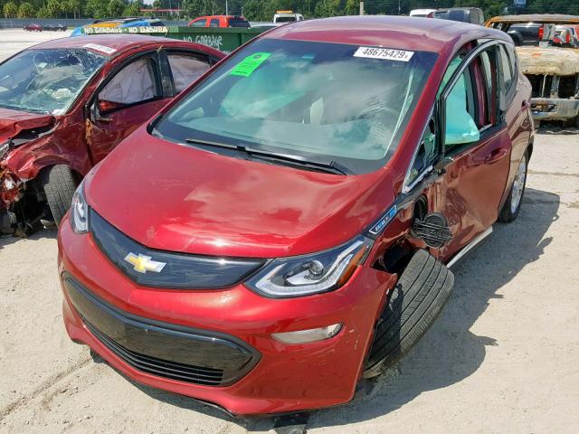 1G1FW6S01H4173001 - 2017 CHEVROLET BOLT EV LT RED photo 2