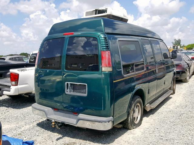 1GBFG15R1V1085018 - 1997 CHEVROLET EXPRESS G1 GREEN photo 4