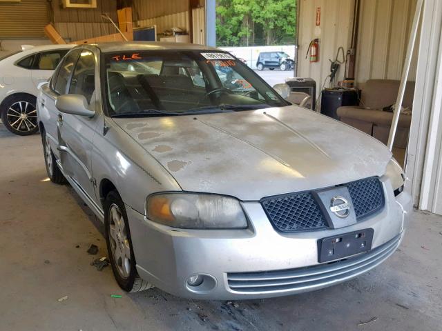 3N1AB51D44L732110 - 2004 NISSAN SENTRA SE- SILVER photo 1