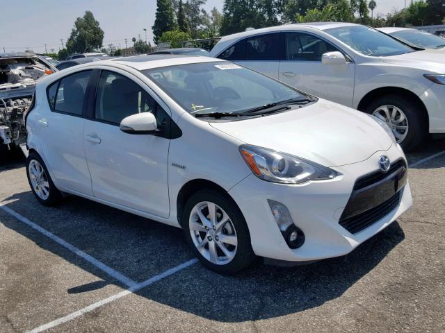 JTDKDTB35F1097009 - 2015 TOYOTA PRIUS C WHITE photo 1