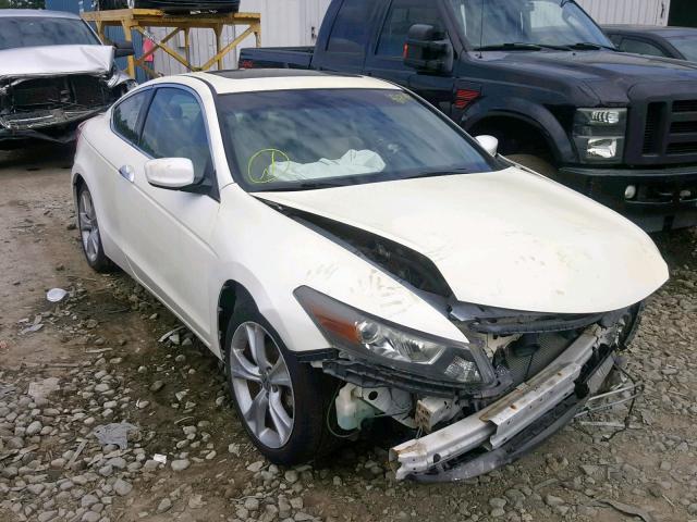 1HGCS2B80BA000827 - 2011 HONDA ACCORD EXL WHITE photo 1