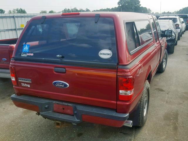 1FTLR4FE3APA67570 - 2010 FORD RANGER SUP RED photo 4