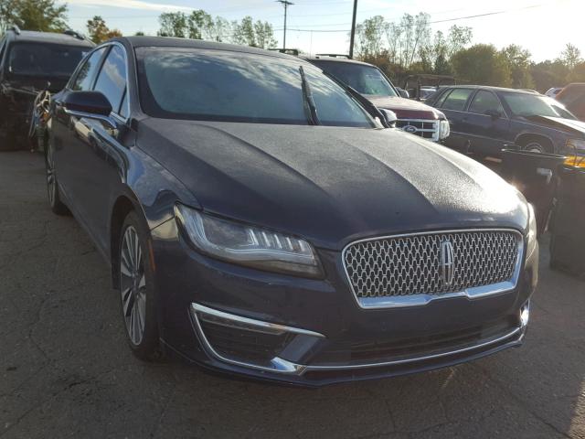 3LN6L5E9XHR659622 - 2017 LINCOLN MKZ RESERV BLUE photo 1