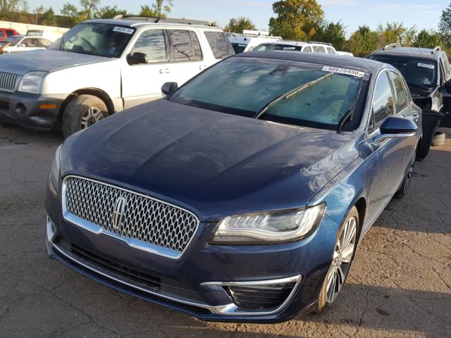 3LN6L5E9XHR659622 - 2017 LINCOLN MKZ RESERV BLUE photo 2