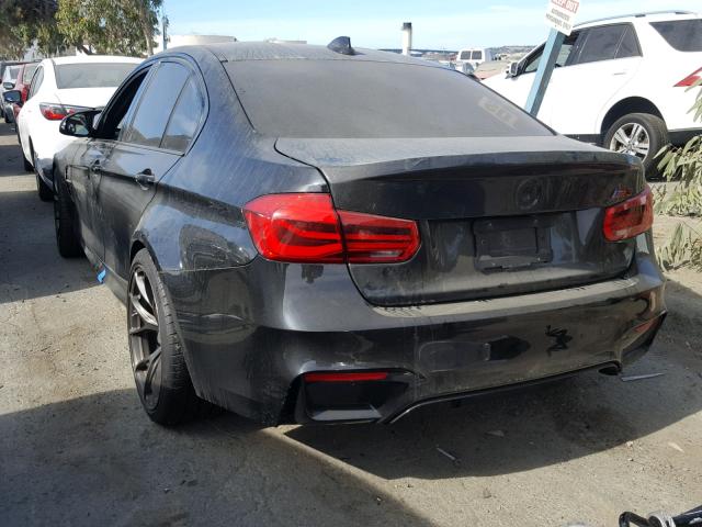 WBS8M9C51J5J78354 - 2018 BMW M3 BLACK photo 3