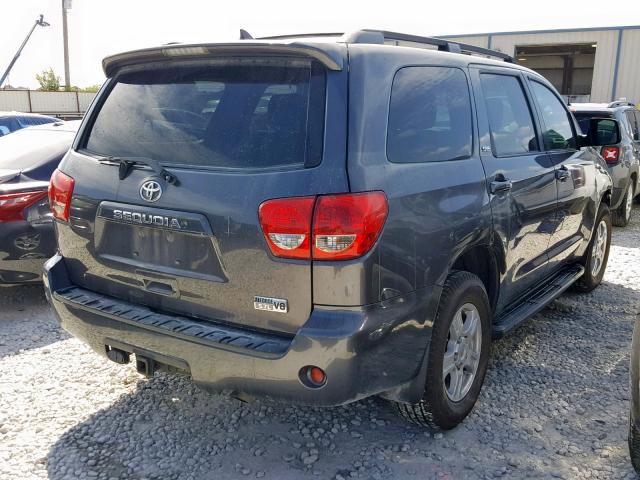 5TDZY5G19DS046702 - 2013 TOYOTA SEQUOIA SR CHARCOAL photo 4