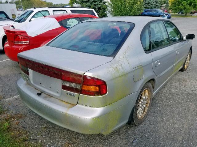 4S3BE625847206265 - 2004 SUBARU LEGACY L S SILVER photo 4