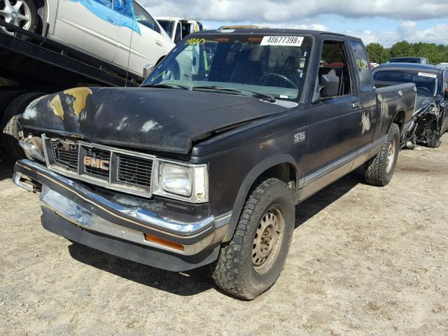 1GTDT14B7F8540918 - 1985 GMC S TRUCK S1 BLACK photo 2