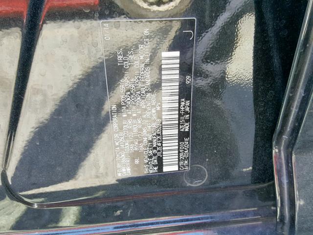 JTLZE4FE2EJ052318 - 2014 TOYOTA SCION XB შავი ფოტო 10