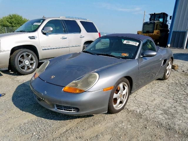 WP0CA29811U621837 - 2001 PORSCHE BOXSTER CHARCOAL photo 2