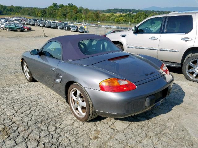 WP0CA29811U621837 - 2001 PORSCHE BOXSTER CHARCOAL photo 3